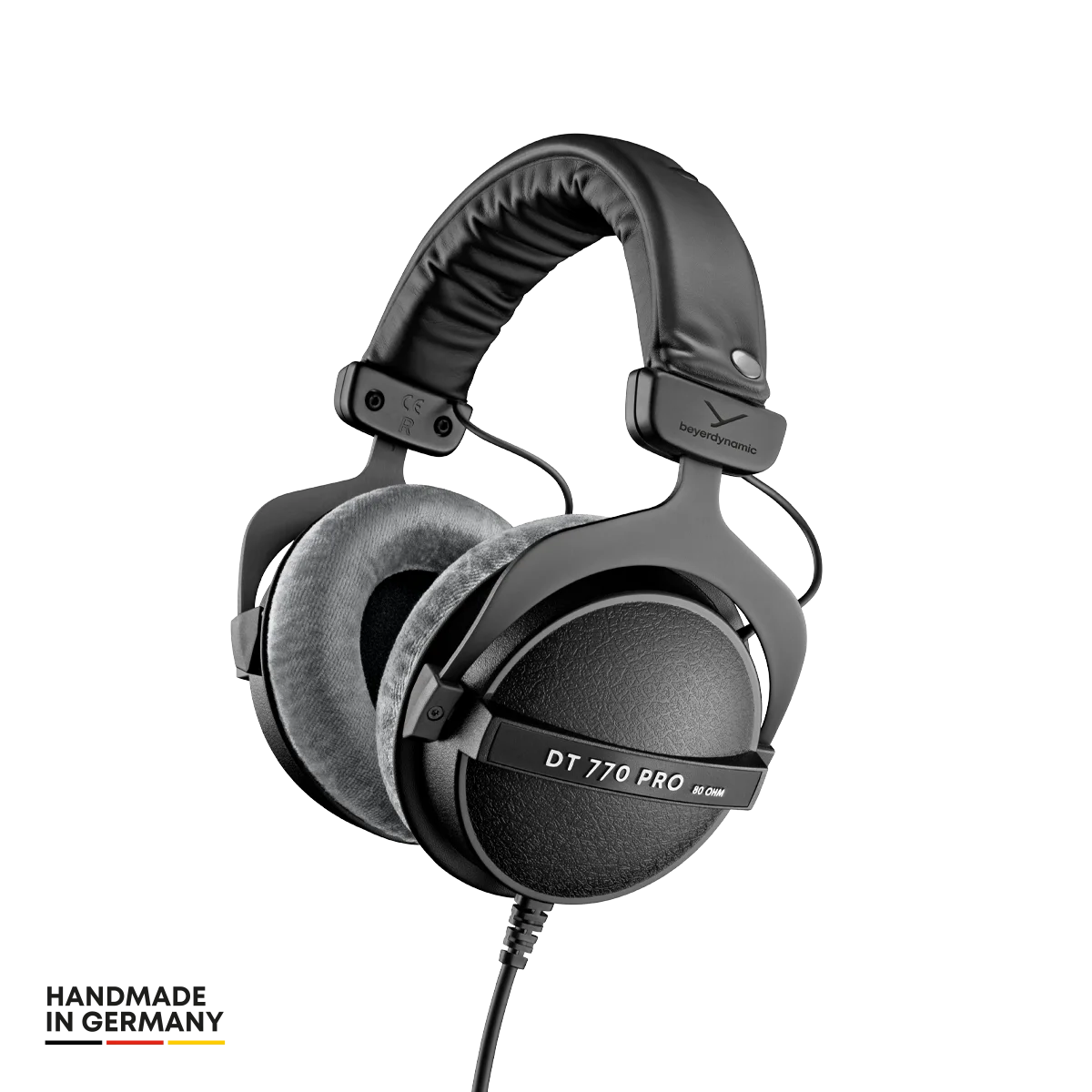 beyerdynamic DT 770 Pro 80-ohm headphones with gray velour ear pads