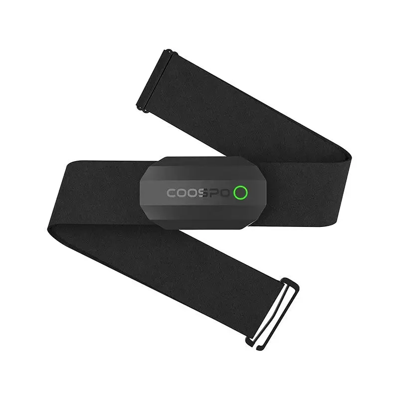 COOSPO H808S sensor and adjustable black chest strap