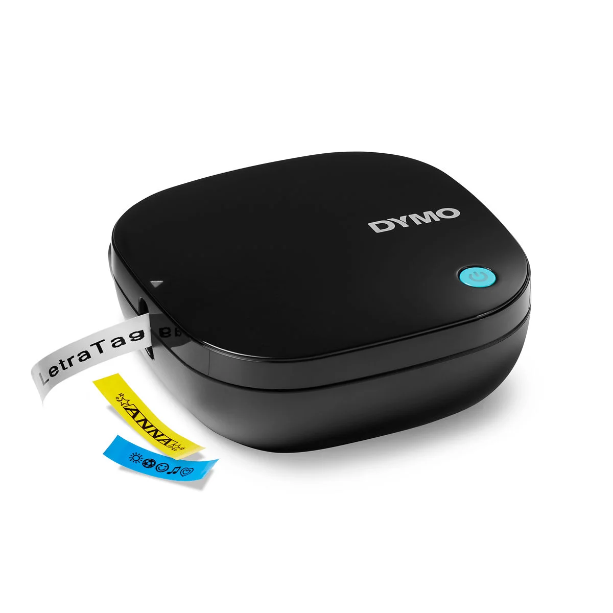 Black DYMO LetraTag 200B compact printer without a keyboard