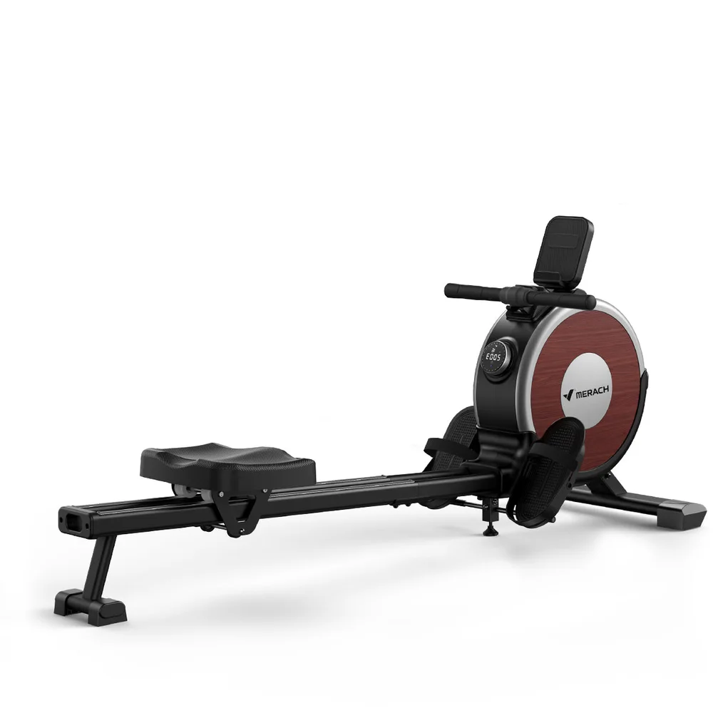 MERACH Q1S Pro MR-R02B8 magnetic rowing machine with dual rails and tablet holder