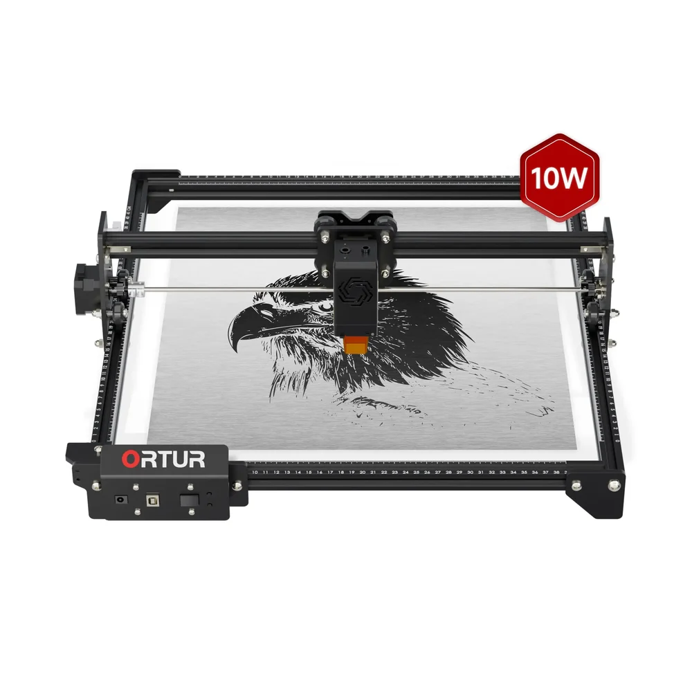 ORTUR Laser Master 2 S2 with the 10W LU2-10A laser head