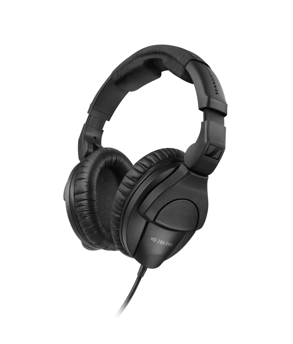 Sennheiser HD 280 Pro black closed-back headphones with padded headband