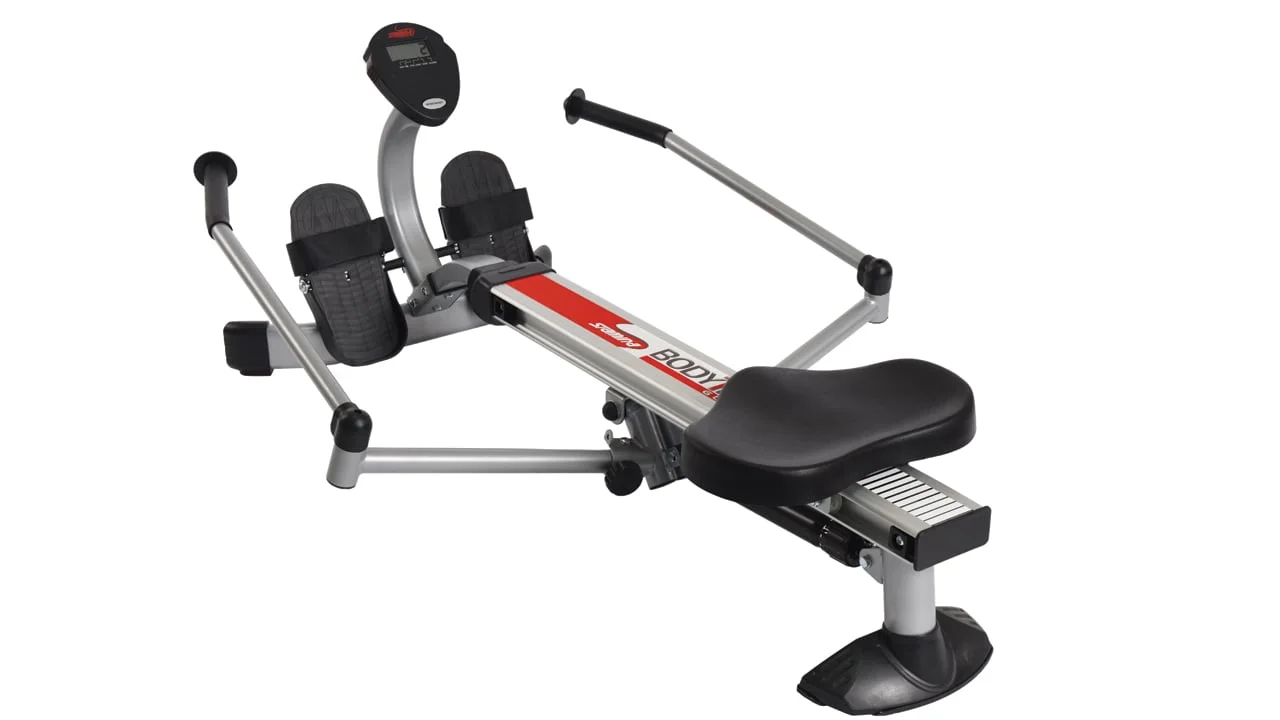 Stamina BodyTrac Glider 1050 with separate rowing arms and a short central seat rail