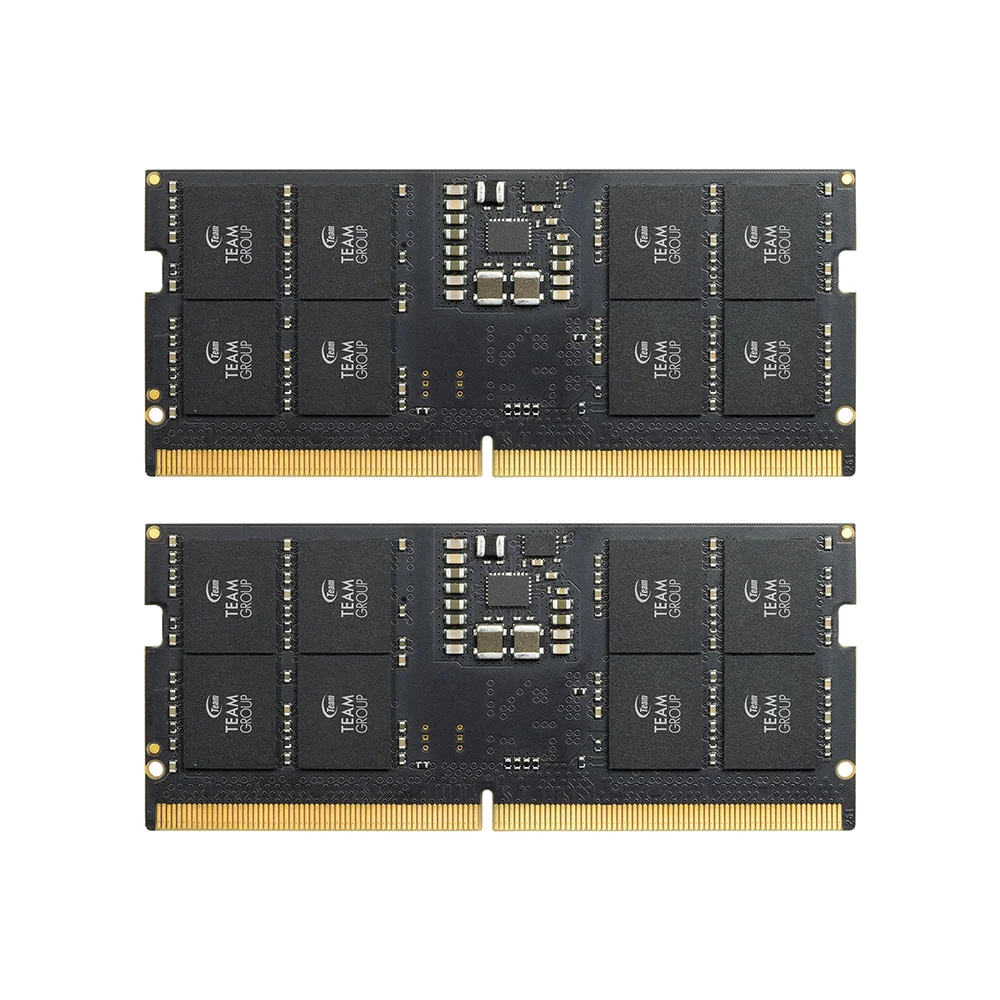 TEAMGROUP ELITE DDR5 short SODIMM memory modules with exposed circuit boards